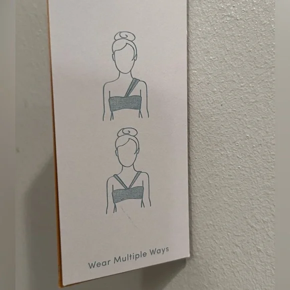 Kona Sol Orange Tropical Print Swim Top, size medium, new! - Picture 4 of 8